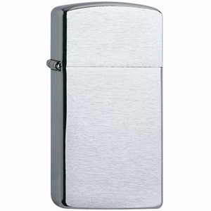 Zippo Slim mat chroom