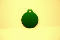 Kattenpenning medaille groen rond 27 mm