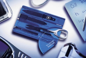 Victorinox Swisscard blauw