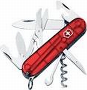 Victorinox Climber rood transfluent 91 mm