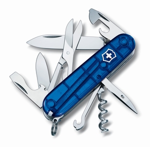 Victorinox Climber blau transfluent 91 mm