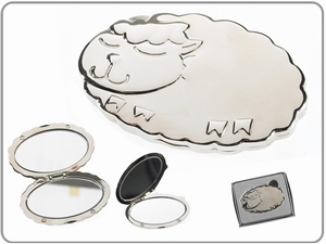 Make-up spiegeltje schaap design