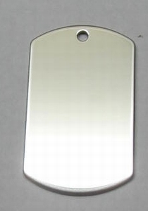 Kettinghanger ID hanger zilverkleur M size de luxe