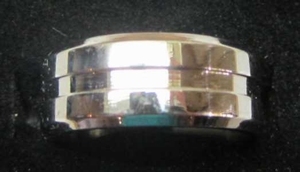 Stainless unisex ring