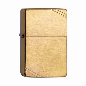 Zippo vintage brass brushed