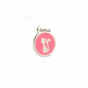 Cat Tags: Pink Kitty