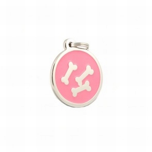 Dog Tag: Pink Bone