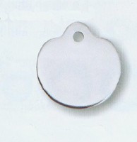Dog ID tag stainless Oval