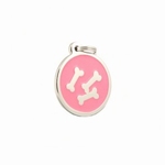 Hondenpenning botje roze